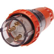 3 Round Pin Straight Plug - 32Amp - IP/PLS3PH332R
