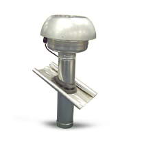 Thru Roof Supply Fan 2pole 150mm c/w Tiletite