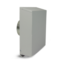 Thru Wall Exhaust Fan 4 pole 150mm