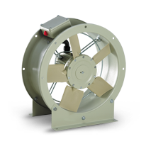 Short cased in-line duct fan 350mm 4 pole 3Ph