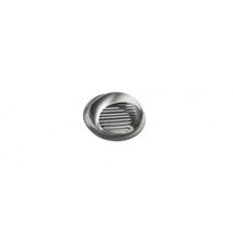 Silver Hooded Exterior Grille 304 grade Stainless Steel - V150SHEG