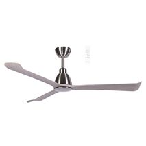 Polo DC 1320mm 3 ABS Blade WIFI & Remote Control Ceiling Fan Only Nickel/Driftwood