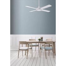 Lifestyle 1320mm 4 Blade Ceiling Fan Only White