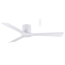 Fresno DC Close to Ceiling 3 ABS Blade 1320mm Hugger WIFI & Remote Control Ceiling Fan Matt White