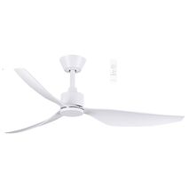 Genoa DC 1270mm 3 ABS Blade WIFI & Remote Control Ceiling Fan Only Matt White