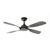 Hampton DC 1320mm 4 ABS Blade WIFI & Remote Control Ceiling Fan Only Matt Black