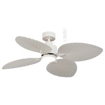 Kingston DC 1260mm 4 ABS Blade WIFI Remote Control Ceiling Fan with Variable Dim 24w CCT LED Light White