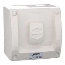 Weathershield
Switch
1-Gang, 20A/16AX, 250VAC, IP66 | Resistant Grey