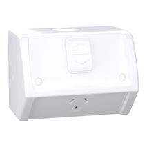 Weathershield
Socket
Single, 10A, 250VAC, IP54 | Resistant Grey