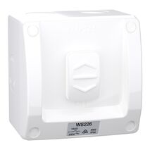 Weathershield
Switch
1-Gang, 16AX, 250VAC, IP66 | Resistant Grey