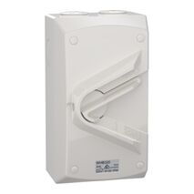 Weathershield
Switch
1-Gang, 3 Pole, 20A, 500VAC, IP66 | Resistant Grey