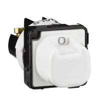 30 Series, Switch Mechanism, 250V 15A - Rotary 3 On - 1 Off
White Electric