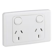 2000 Series
Twin Switch Socket Outlet
250V, 10A, 2 Pole | White Electric