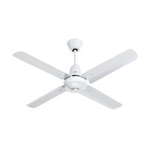 Airflow, Ceiling Sweep Fan, 4 Aluminium Blades 1200mm
White Electric
