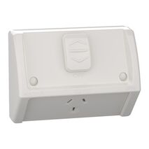 Weathershield
Socket
Flush, Single, 10A, 250VAC, IP54 | Resistant Grey