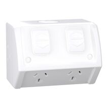 Weathershield
Socket
Twin, 15A, 250VAC, IP54 | Resistant Grey