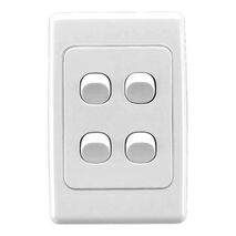 2000 Series
Flush Switch
4 Gang, 250VAC, 10A, Standard, Vertical | White Electric