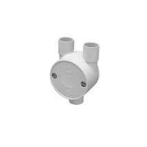 Clipsal - Cable Management, Tangential Junction Box, 25mm I.D, 3 Way Entry, Y-type
Grey
