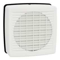 Airflow, Exhaust fan, window, 200mm blade dia, auto louvre, white