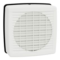 Airflow, Exhaust fan, wall, 200mm blade dia, pull cord louvre, white