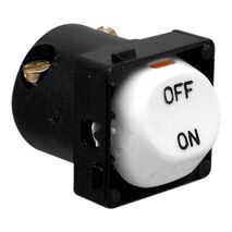 30 Series, Switch Mechaniss, 10A, Marked On / OFF - White Electric