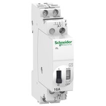 Acti9, Impulse relay, iTL, 2P, 2 NO, 16A, coil 12 VAC 50/60Hz- 6 VDC