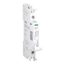 Acti9, Auxiliary contact, iSD+OF, 2 C/O, 2mA to 100mA, 24VAC to 250VAC, 24VDC to 220VDC, top and bottom connection