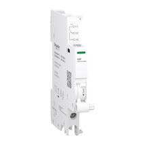 Acti9, Auxiliary contact, iOF, 1 C/O, 2mA to 100mA, 24VAC to 250VAC, 24VDC to 220VDC, bottom connection