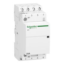 Acti9, Contactor, iCT, 4 poles, 4 NO, 25 A, 220..240 V AC