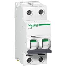 Acti9, Miniature circuit breaker (MCB), iC60H Disbo, 2P, 1A, C curve, 10000A (IEC/EN 60898-1), 70kA (IEC/EN 60947-2)