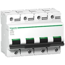 Acti9, Miniature circuit breaker (MCB), C120H, 4P, 80A, C curve, 15000A (IEC/EN 60898-1), 15kA (IEC/EN 60947-2)