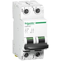 Acti9, Miniature circuit breaker (MCB), C60H-DC, 2P, 50A, C curve, 6kA (IEC/EN 60947-2)