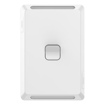 Pro Series, Flush Switch, Vertical Mount, 1 Gang, 1-Way/2-Way, 230/240V 20A, /16AX - Extra Vivid White