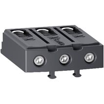 TeSys D, Terminal block, TeSys Deca, Everlink BTR screw connectors, 3P, for Contactors LC1D40A-D80A