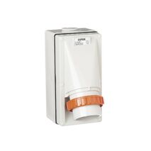 Clipsal - 56 Series, Appliance Inlet, IP66, 250V 32A - 3 Round Pins - Grey