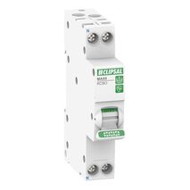 MAX9, Residual Current Breaker with Overcurrent Protection (RCBO), 1PN, 20A, 30mA, C Curve, 6000A, A Type, SLIM, 40ms