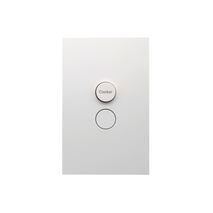 Saturn Zen, Cooker Switch Cover - Zen White