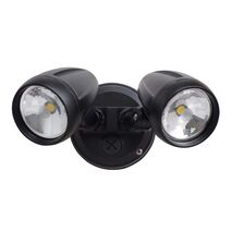 LED Double Without Sensor Black Tri Color