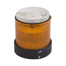 Harmony XVB, Indicator bank, illuminated unit, plastic, orange, 70mm, steady, bulb or LED not included, 250V