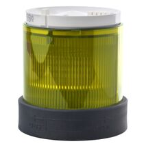 Harmony XVB, Indicator bank, illuminated unit, plastic, yellow, 70mm, steady, bulb or LED not included, 250V