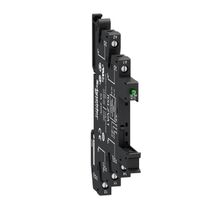 Harmony Electromechanical Relays, Socket equipped with LED and protection circuit, for RSL1 relays, screw connector, 12...24V AC DC