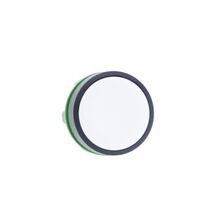 Harmony XB5, push-button head, plastic, flush, white, 22mm, spring return, unmarked