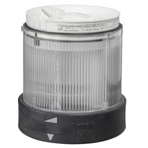 Harmony XVB, Indicator bank, illuminated unit, plastic, clear, 70mm, steady, integral LED, 24V AC/DC