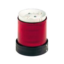 Harmony XVB, Indicator bank, illuminated unit, plastic, red, 70mm, flashing, integral LED, 24V AC/DC