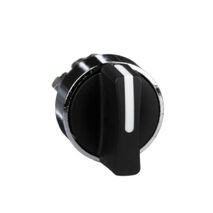 Harmony XB4, Selector switch head, metal, black, 22mm, 2 positions, stay put