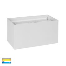 Versa White Square Up & Down Wall Light