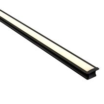 Deep Black Square Winged Aluminium Profile