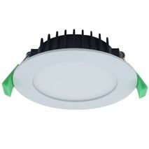 Blitz II 10w Tricolour LED Downlight Matt White