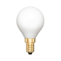Brilliant White Cirque Fancy Round Soft Opal LED Globe