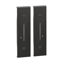 Living Now with Netatmo 2 Gang Wireless Switch Cover Black